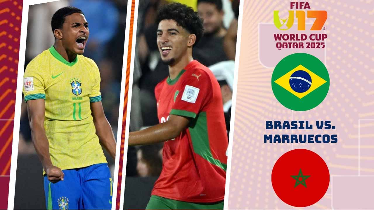 donde ver brasil marruecos cuartos mundial sub 17