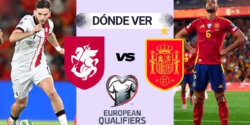donde ver espana vs georgia eliminatorias tv online