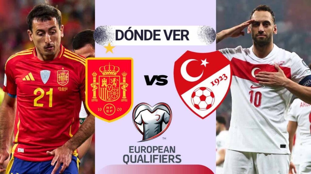 donde ver espana vs turquia eliminatorias mundial 2026 tv online
