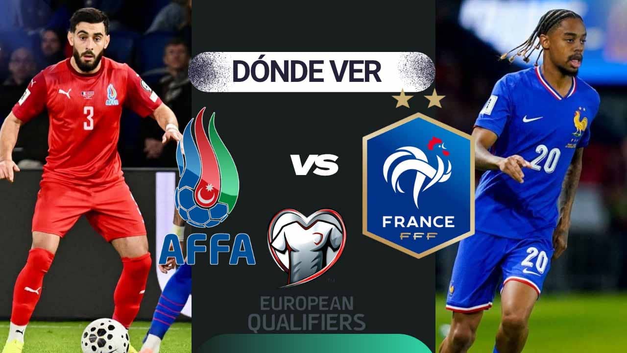 donde ver francia azerbaiyan eliminatoria mundial 2026 tv online