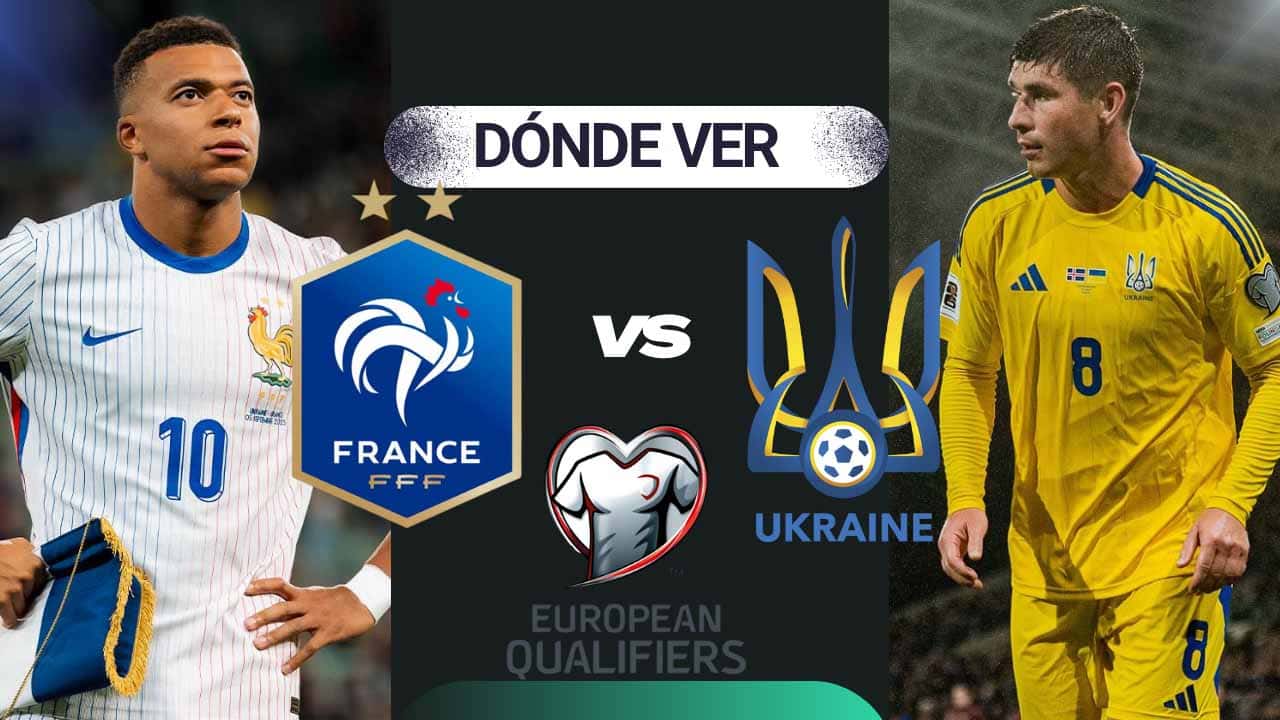 donde ver francia ucrania eliminatoria mundial 2026 tv online