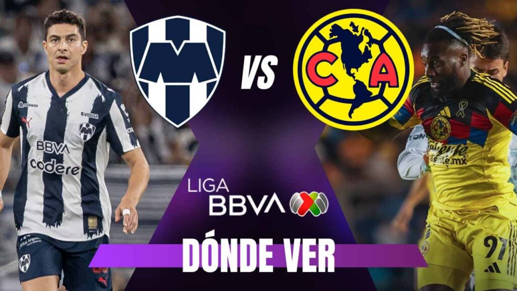 donde ver monterrey america liga mx tv online