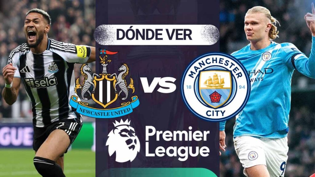 donde ver newcastle manchester city premier league tv online