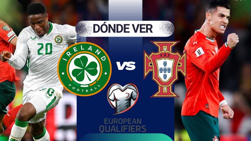 donde ver portugal irlanda cristiano ronaldo eliminatoria tv online