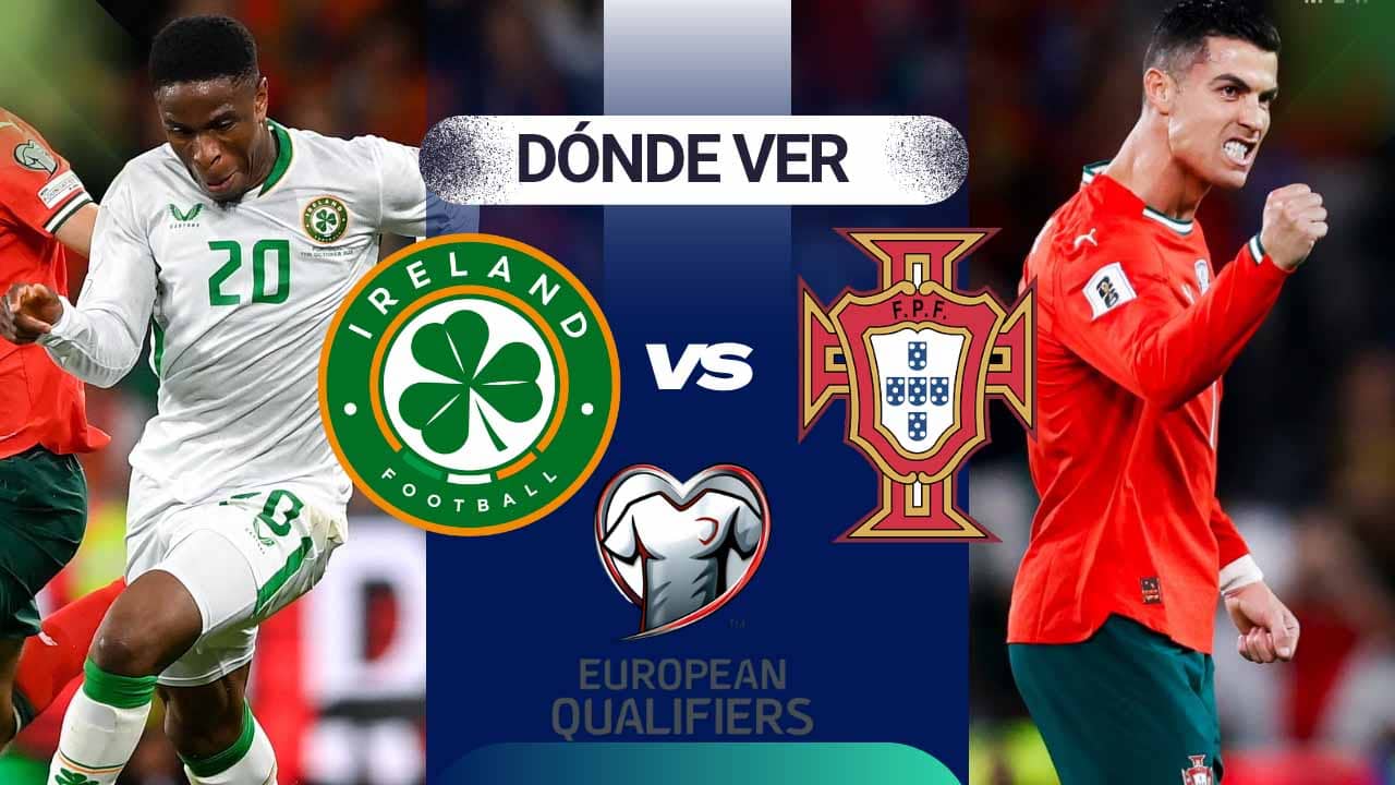 donde ver portugal irlanda cristiano ronaldo eliminatoria tv online