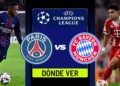 donde ver psg bayern luis diaz champions league tv online