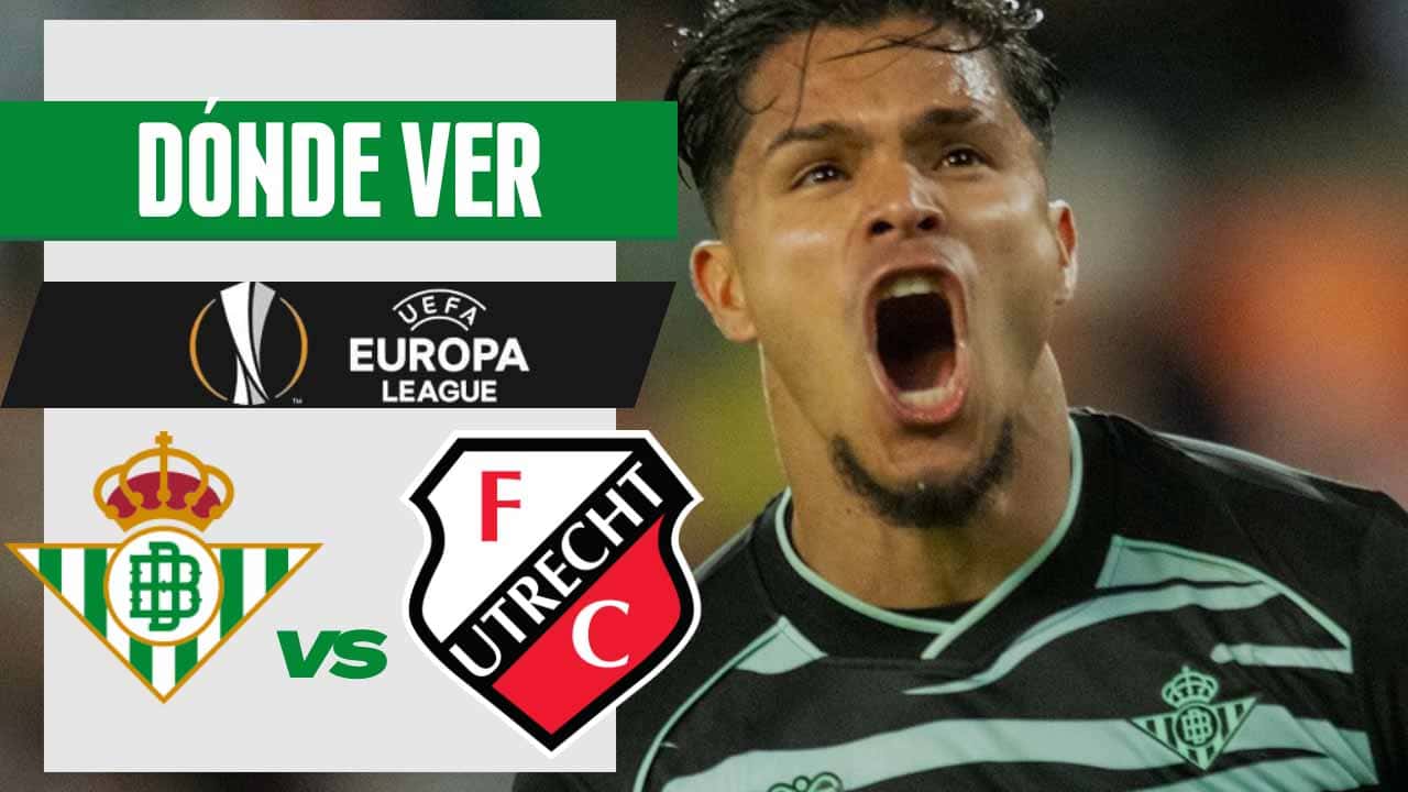donde ver real betis utrcht europa league tv online