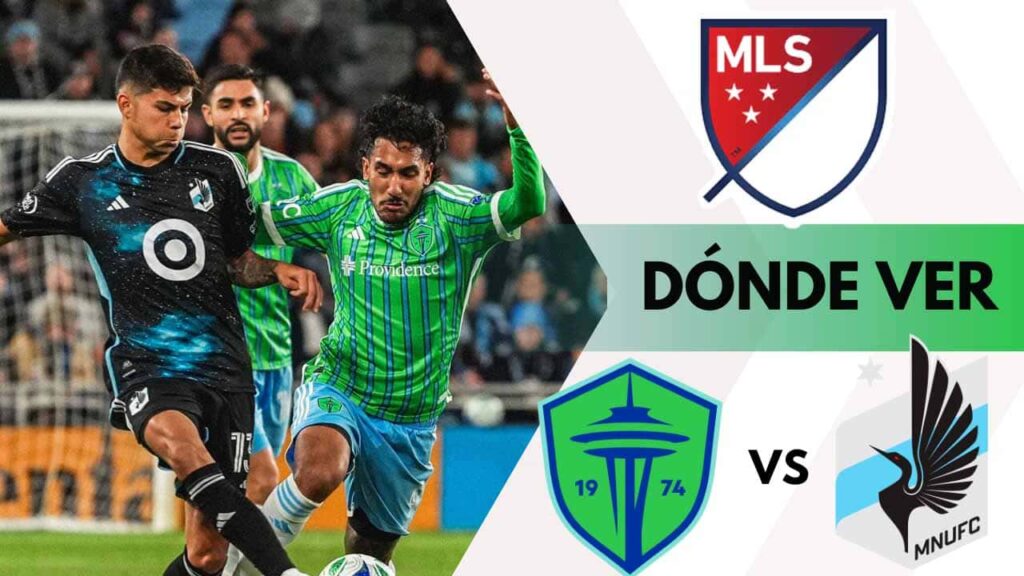 donde ver seattle sounders minnesota united mls tv online