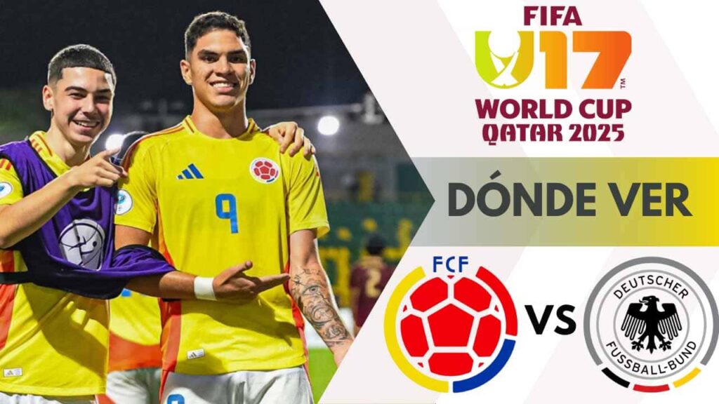 donde ver seleccion colombia alemania mundial sub 17 tv online