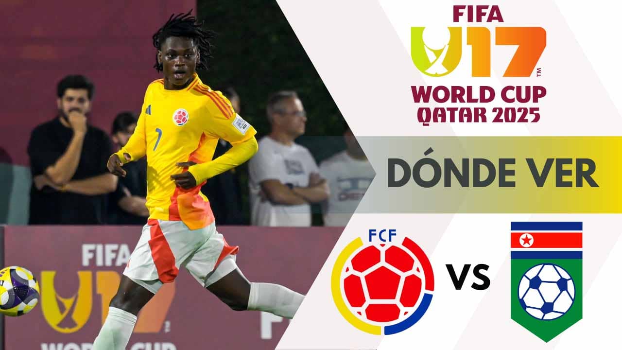 donde ver seleccion colombia corea norte mundial sub 17 tv online