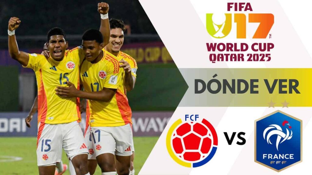 donde ver seleccion colombia francia mundial sib 17 tv online