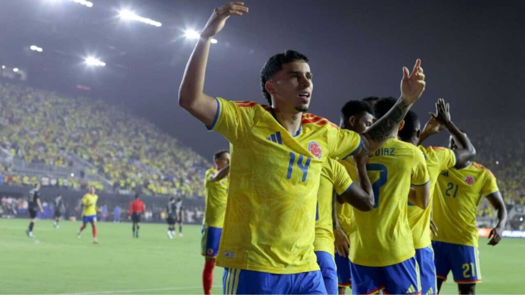 seleccion colombia gustavo puerta gol amistoso nueva zelanda miami florida estados unidos estadio chase meddi nestor lorenzo convocatoria lista defintiva mundial bayer lekerkusen bundesliga racing santander mundial sub 20 james luis diaz mundial 2026 mexico canada fecha fifa