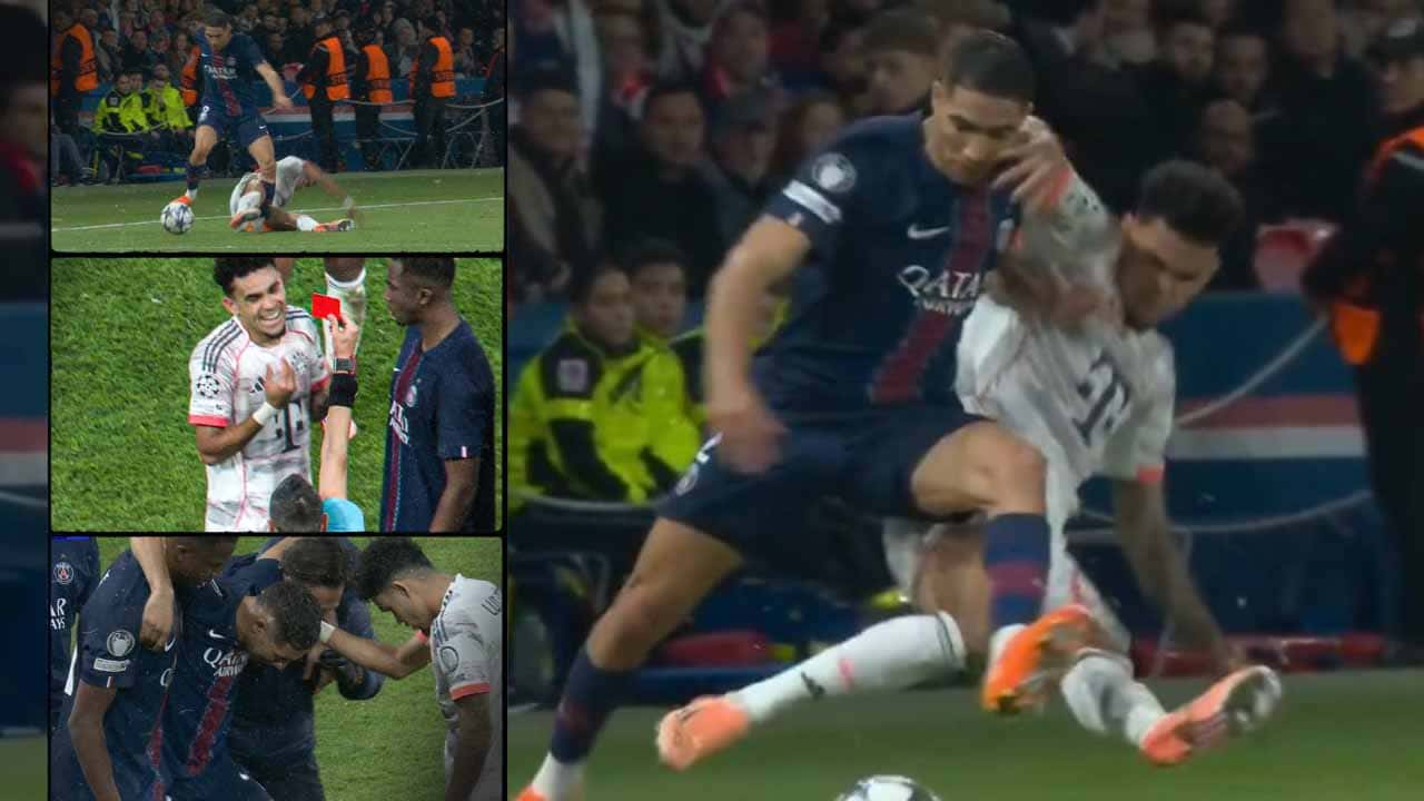 luis diaz lesion hakimi bayern psg champions