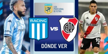 racing vs river donde ver hoy vivo online plataformas streaming transmision transmisiones emision emisiones app aplicaciones canal canales tv television en directo senal abierta youtube futbol gratis paginas web sitios internet a que hora juegan horarios países donde pasan como ver espn disney telefe juanfer quintero marcelo gallardo cilindro avellaneda monumental directv