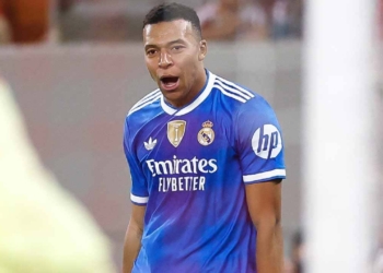 real madrid kylian mbappe primer poker champions league