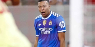 real madrid kylian mbappe primer poker champions league