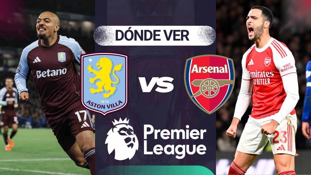 donde ver aston villa arsenal premier league tv online