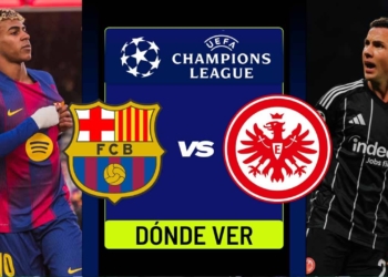 donde ver barcelona eintracht champions league tv online