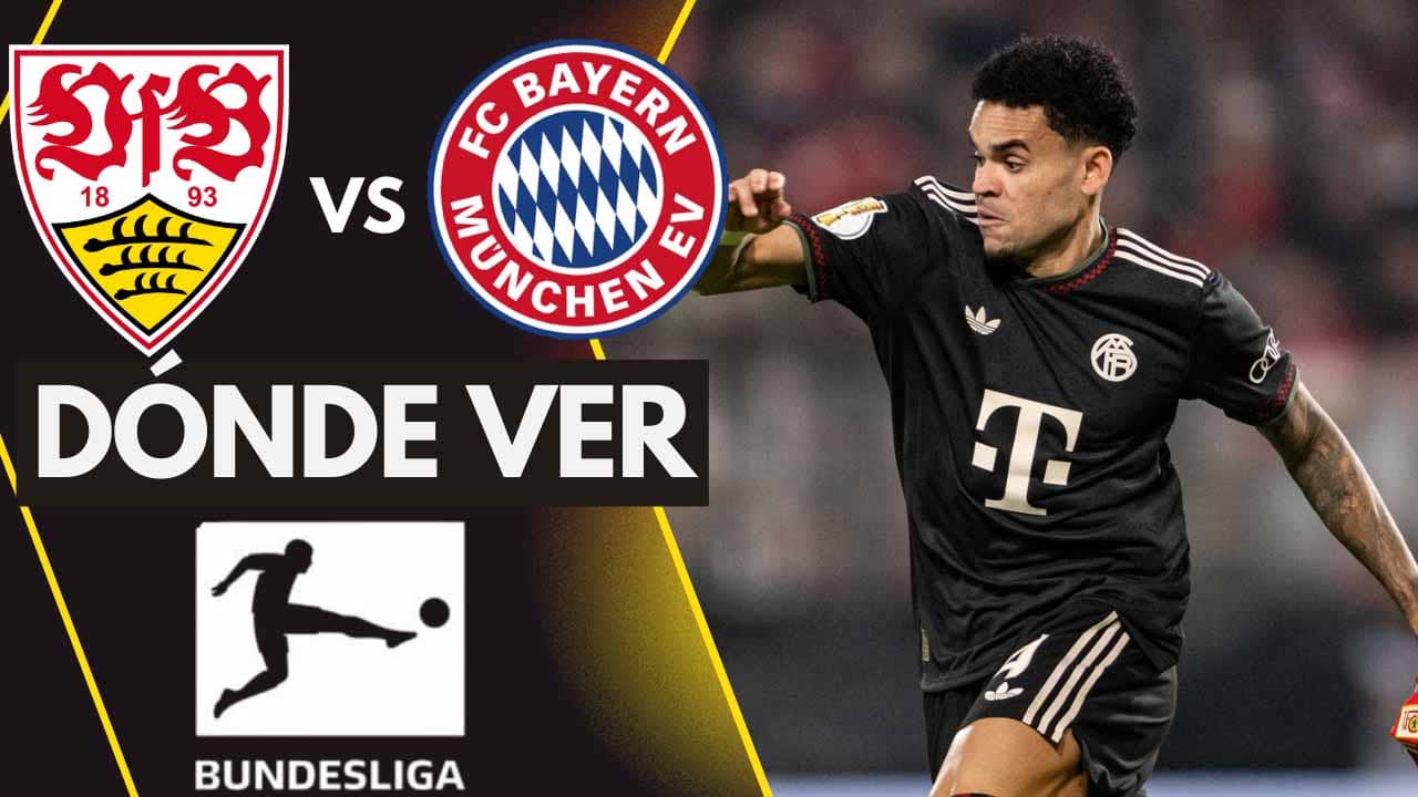 donde ver bayern munich stuttgart luis diaz tv online