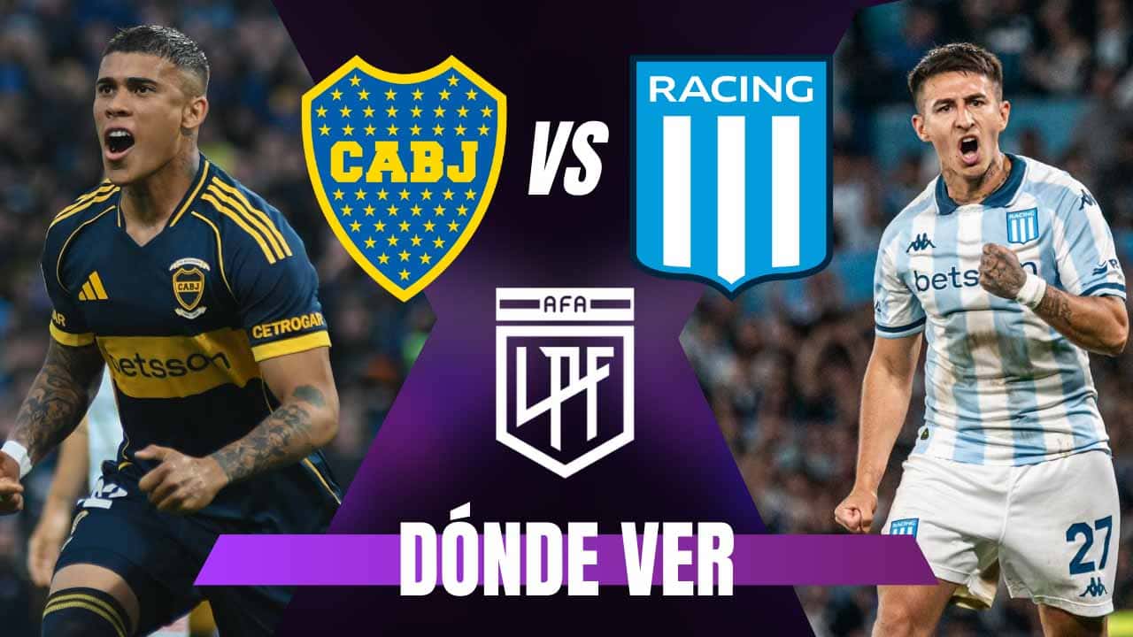 donde ver boca vs racing liga argentina tv online