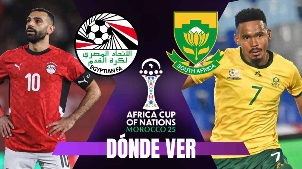 donde ver egipto sudafrica copa africa tv online