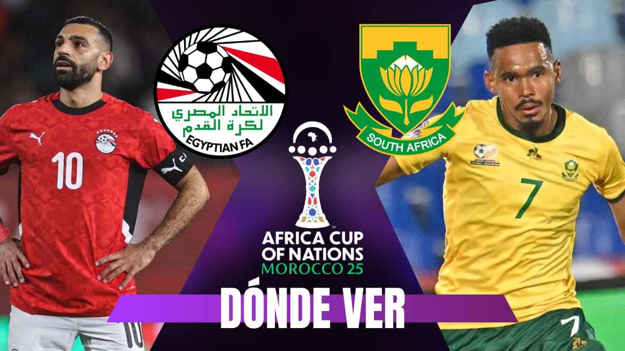 donde ver egipto sudafrica copa africa tv online