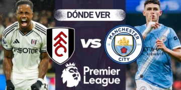 donde ver fulham manchester city premier league tv online