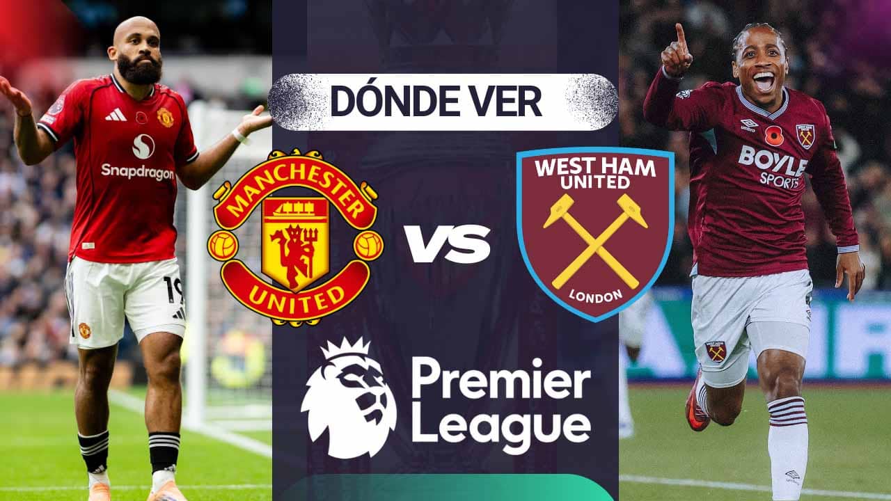 donde ver manchester united vs west ham premier league tv online