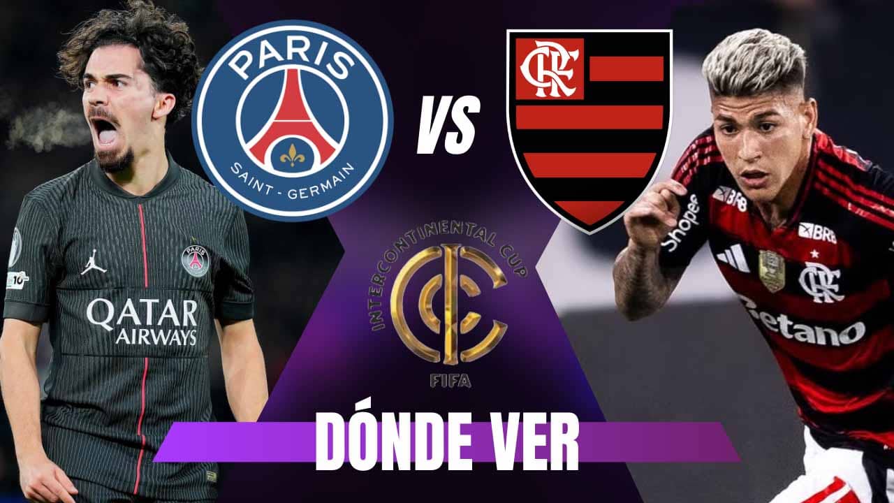 donde ver psg flamengo final copa intercontinental tv online