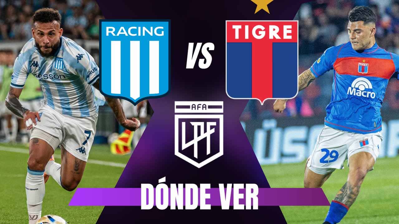 donde ver racing tigre liga argentina tv online