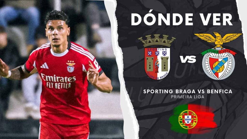 donde ver richard rios benfica sporting braga tv online