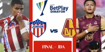 junior tolima donde ver hoy vivo online plataformas streaming transmision transmisiones emision emisiones app aplicaciones canal canales tv television en directo senal abierta youtube futbol gratis paginas web sitios internet a que hora juegan horarios países donde pasan como ver final liga betplay dimayor futbol profesional colombiano fpc metropolitano barranquilla win espn