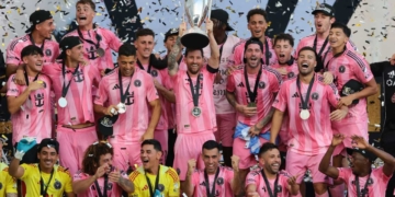 lionel messi campeon mls inter miami vancouver whitecaps chase stadium record javier mascherano dt entrenador tecnico rodrigo de paul jordi alba luis suarez sergio busquets thomas muller tadeo allende david Beckham