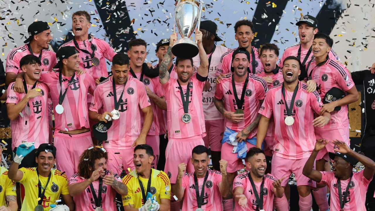 lionel messi campeon mls inter miami vancouver whitecaps chase stadium record javier mascherano dt entrenador tecnico rodrigo de paul jordi alba luis suarez sergio busquets thomas muller tadeo allende david Beckham