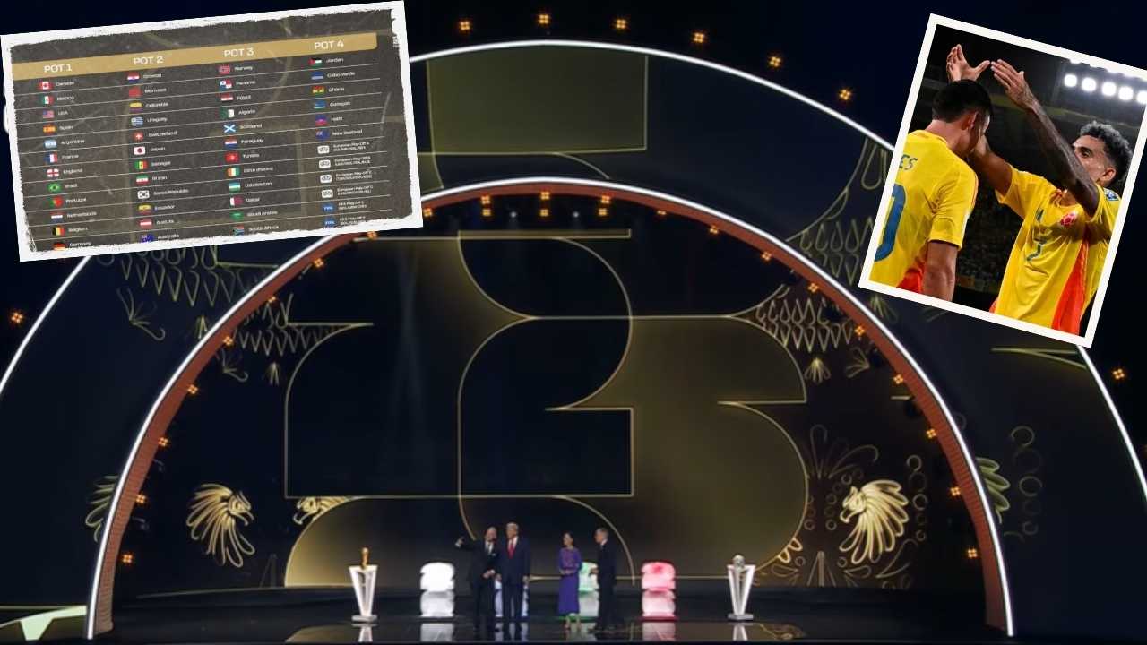 sorteo mundial 2026 oficial grupos colombia estados unidos mexico canada argentina trump sede kennedy center de washington james luis diaz jesurun nestor lorenzo gianni infantino