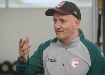 pablo repetto director tecnico entrenador dt independiente santa fe delantero franco fagúndez santos laguna refuerzo copa libertadores incorporacion incorporaciones mercado fichajes oferta futbol profesional colombiano fpc liga betplay dimayor