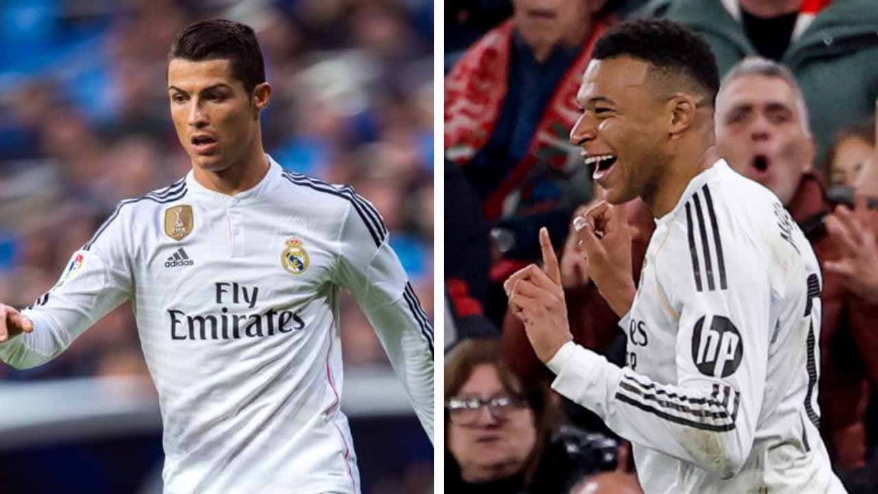 real madrid mbappe goles 2025 camino record cristiano ronaldo