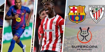 barcelona athletic club bilbao donde ver hoy vivo online plataformas streaming transmision transmisiones emision emisiones app aplicaciones canal canales tv television en directo senal abierta youtube futbol gratis paginas web sitios internet a que hora juegan horarios países donde pasan como ver supercopa espana
