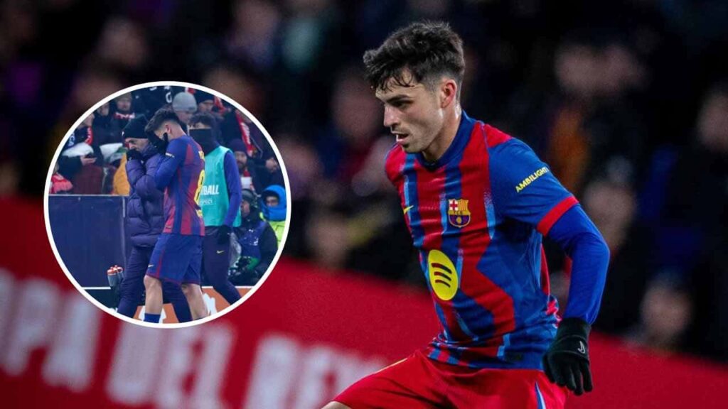 barcelona pedri lesion champions league praga