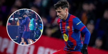 barcelona pedri lesion champions league praga