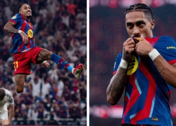 barcelona raphinha goles clasico real madrid supercopa