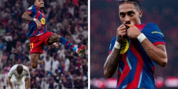 barcelona raphinha goles clasico real madrid supercopa