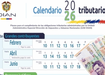 calendario tributario enero 2026 pagos colombia