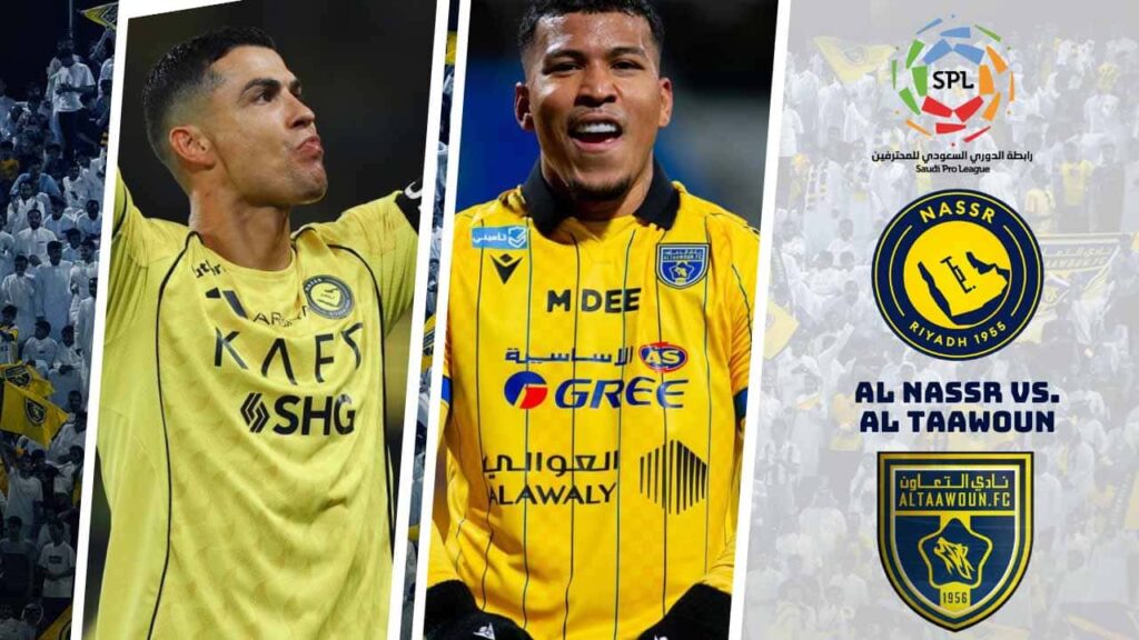 donde ver al nassr taawoun liga arabe cristiano ronaldo tv online