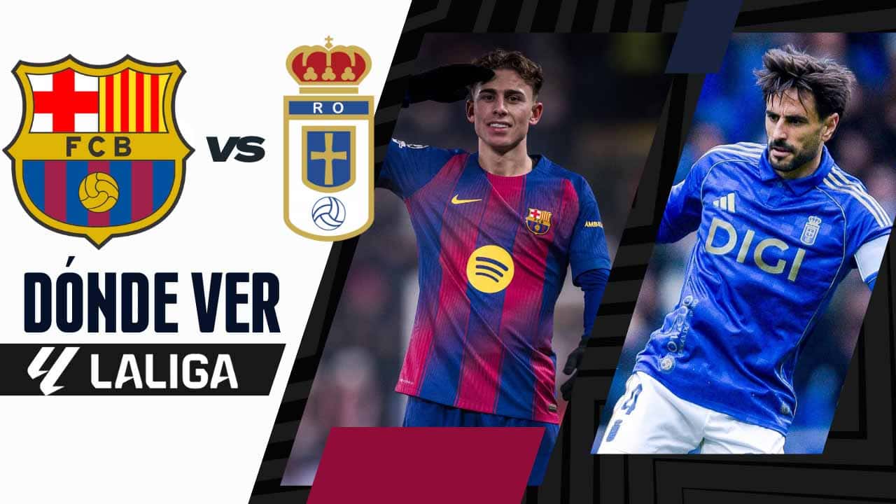 donde ver barcelona real oviedo laliga tv online