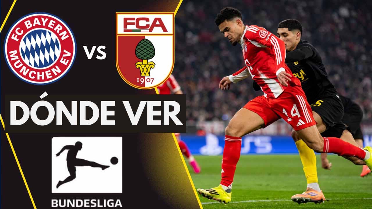 donde ver bayern augsburg luis diaz tv online bundesliga