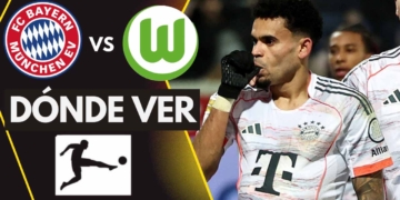 donde ver bayern munich wolfsburgo luis diaz bundesliga tv online