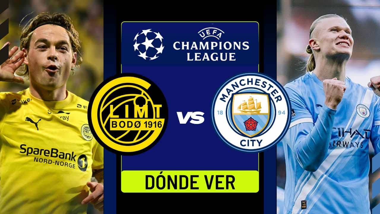 donde ver manchester city bodo glimt champions league tv online