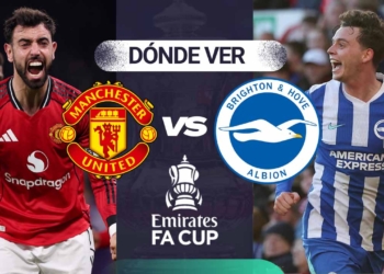 donde ver manchester united vs brighton fa cup tv online