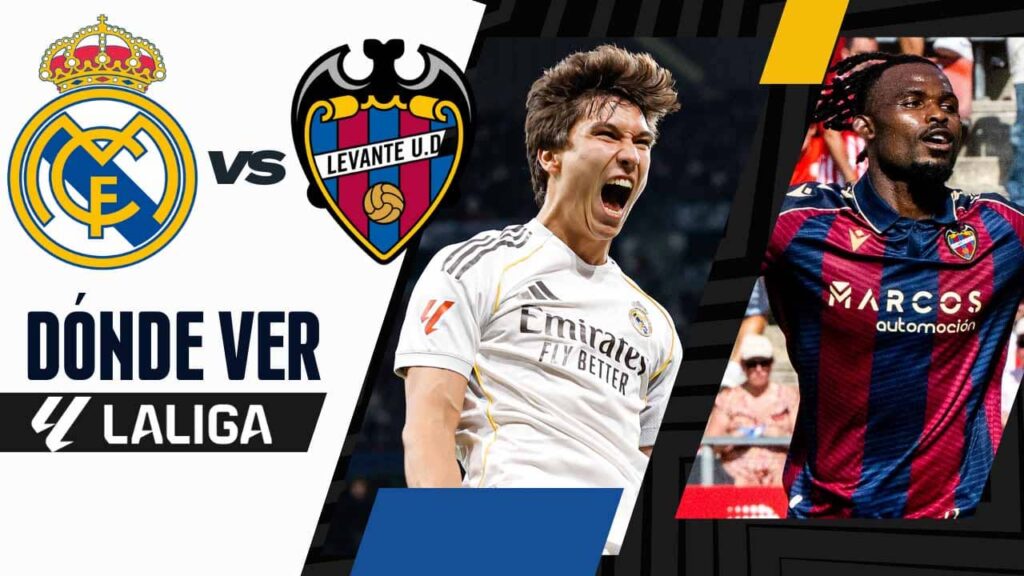 donde ver real madrid levante laliga tv online